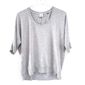 CABI | Grey Center Stage Dolman Sleeve Scoop Neck Tee Shirt